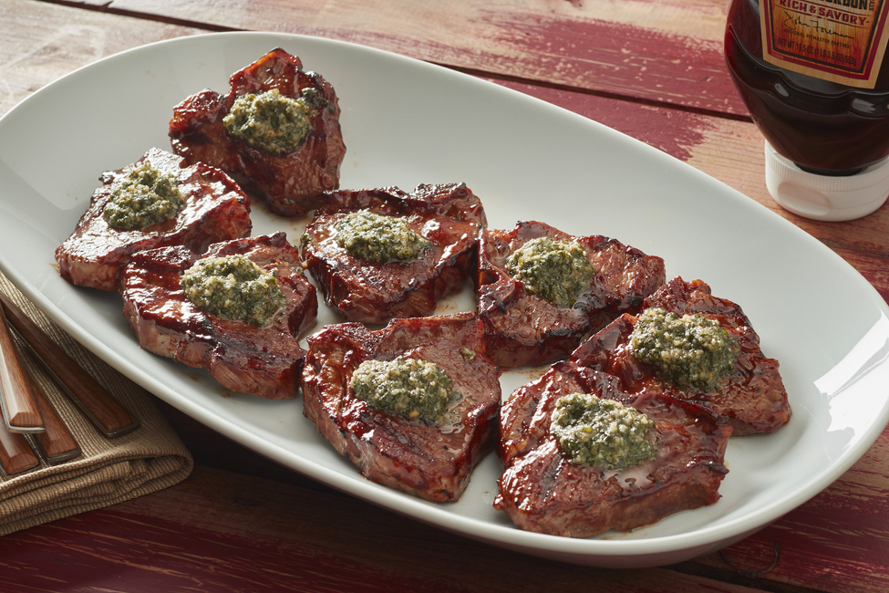 BBQ Lamb Chops with Mint Pesto My Food and Family