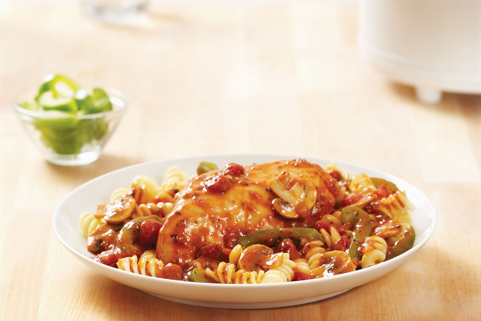 Simple SlowCooker Chicken Cacciatore Recipe My Food and Family