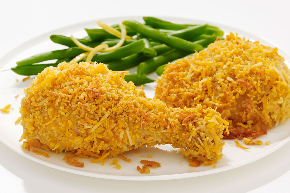 'Oven-Fried' Four Cheese Chicken