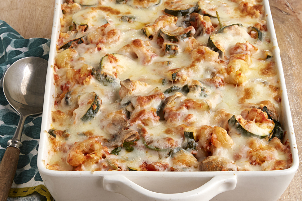 Creamy Zucchini and Spinach Pasta Bake - My Food and Family