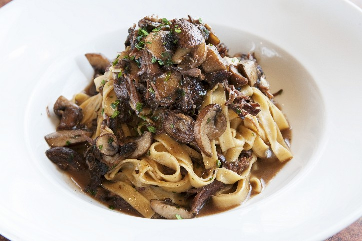 Beef Short Ribs & Mushroom Pasta