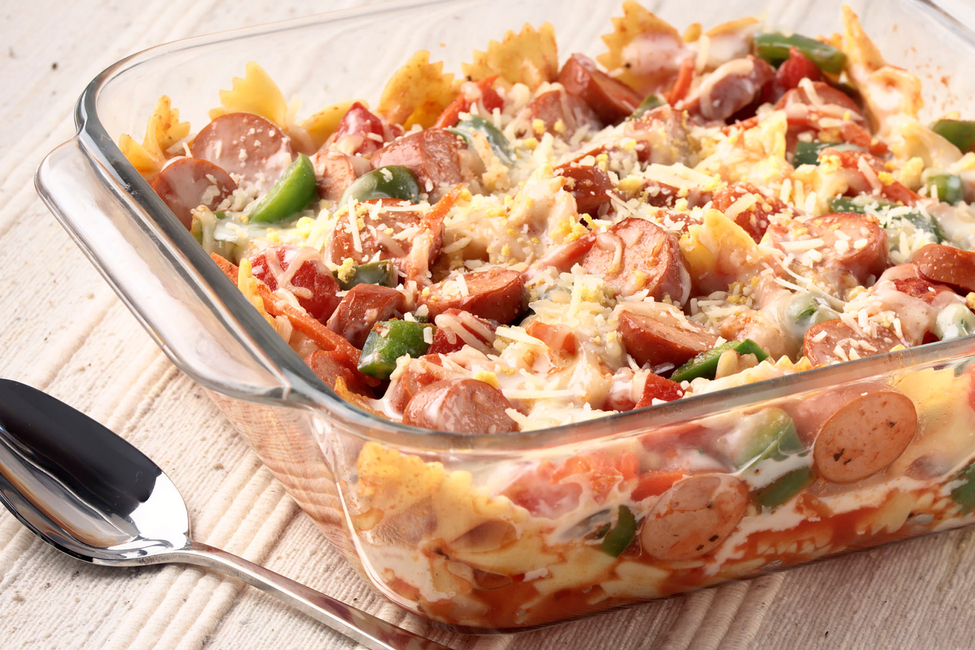 Hot Dog Pasta & Veggie Bake My Food and Family