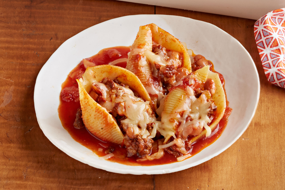 Spicy EnchiladaStuffed Shells My Food and Family