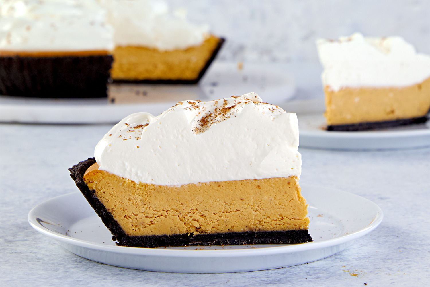 Pumpkin Cheesecake Pie - My Food and Family