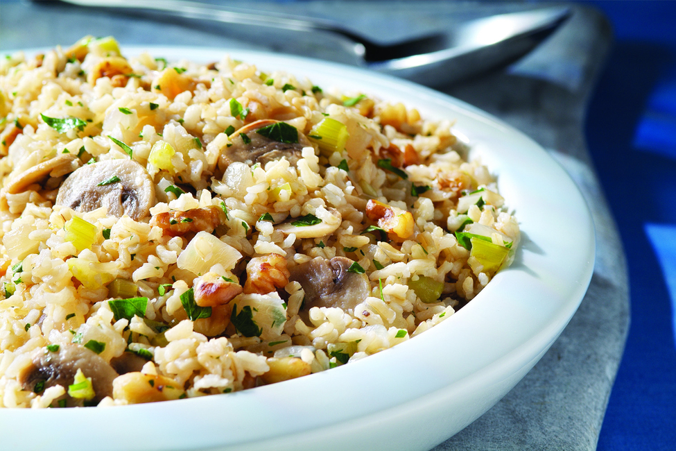 Quick Brown Rice and Mushroom Pilaf My Food and Family