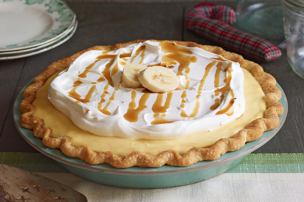 Caramel Banana Cream Pie