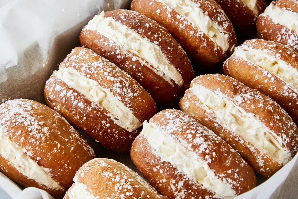 Cream-Filled Donuts