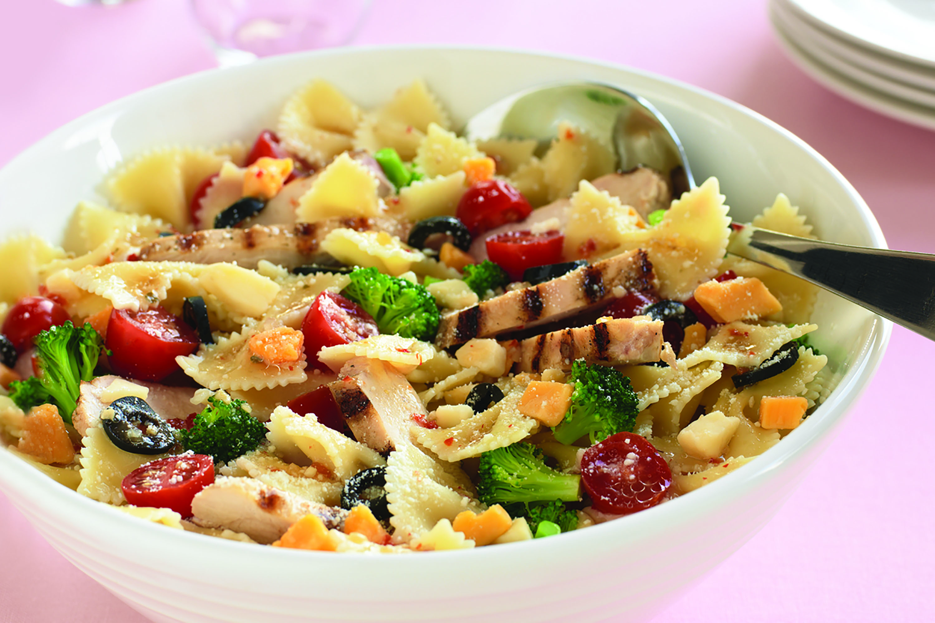 Chicken Bow-Tie Pasta Salad - My Food and Family