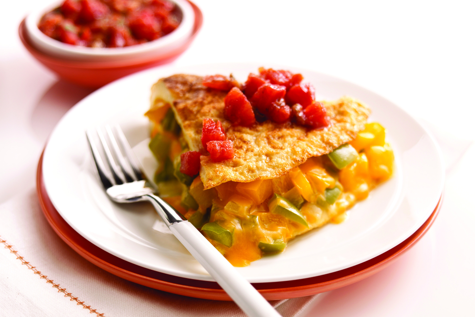 Cheese & Pepper Omelet