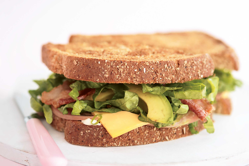 Avocado, Bacon, Ham & Cheese Sandwich - My Food and Family