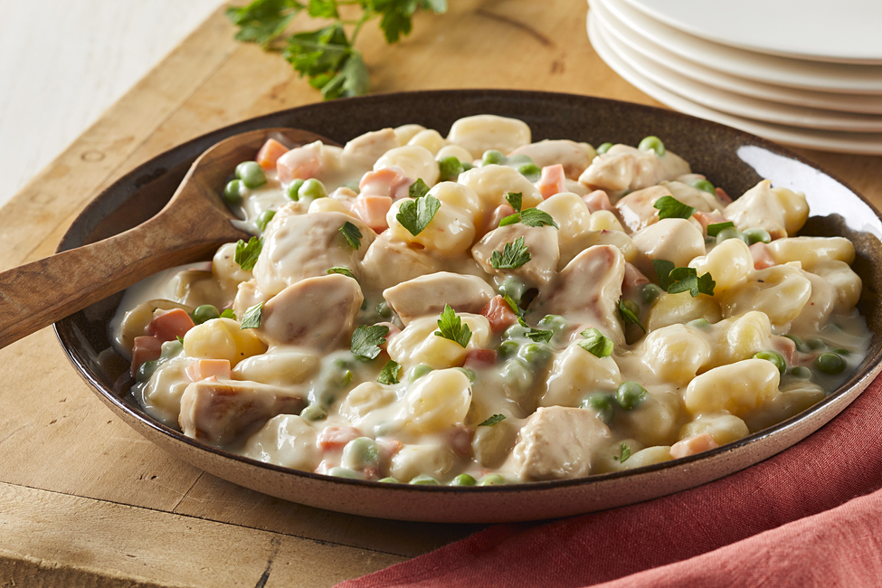 Skillet Chicken & Italian Dumplings - My Food and Family