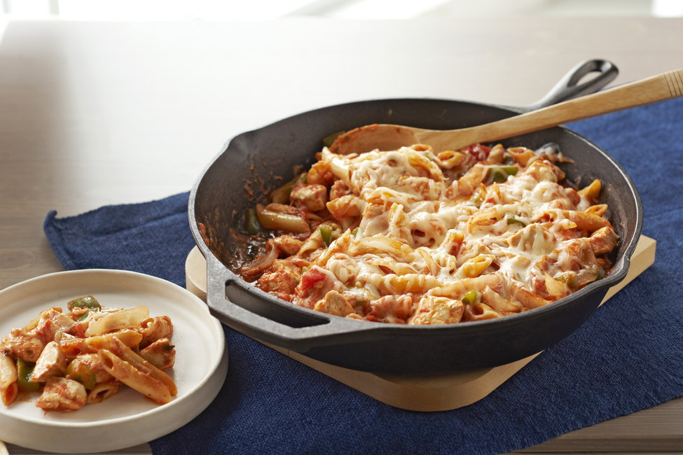 Italian Chicken & Spinach Mostaccioli - My Food and Family