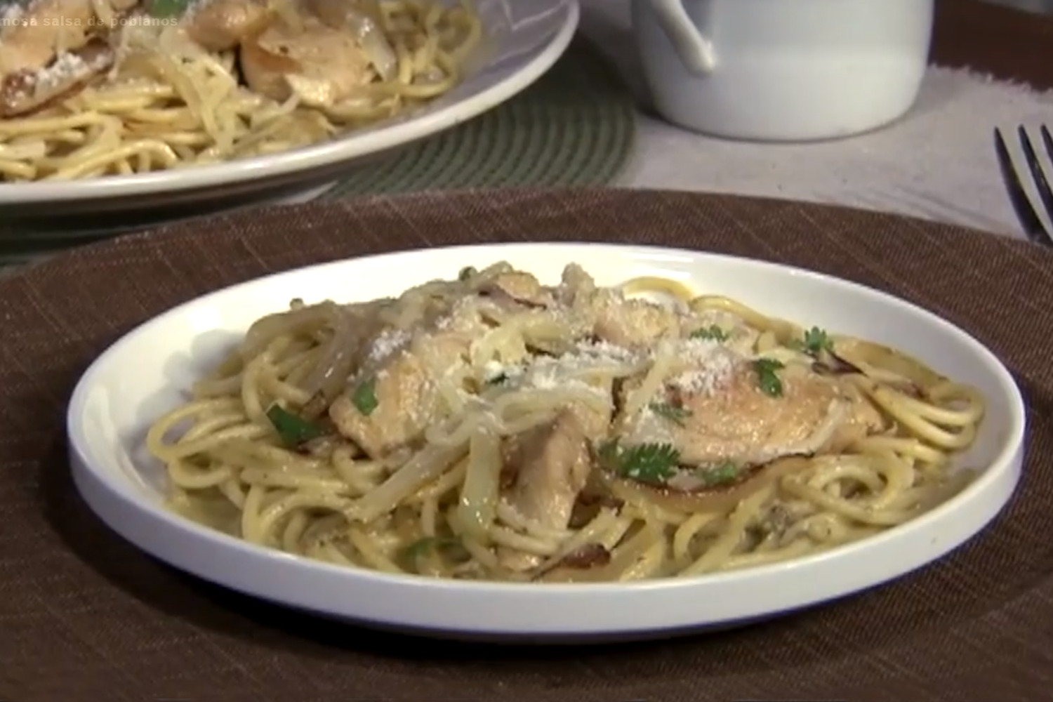 Creamy Poblano Chicken & Pasta - My Food And Family