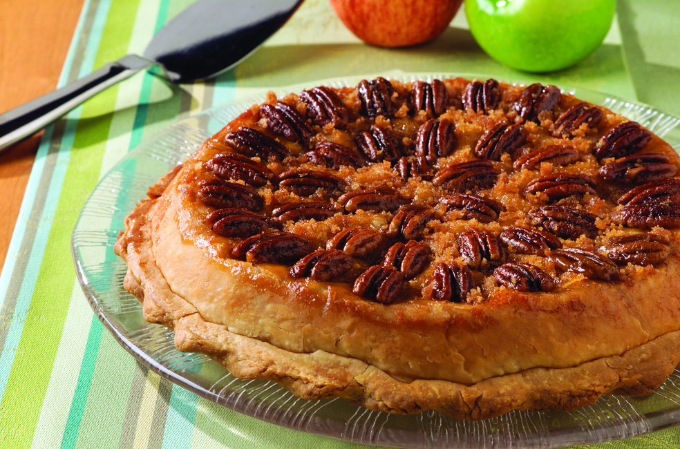 Tipsy Apple Pecan Pie