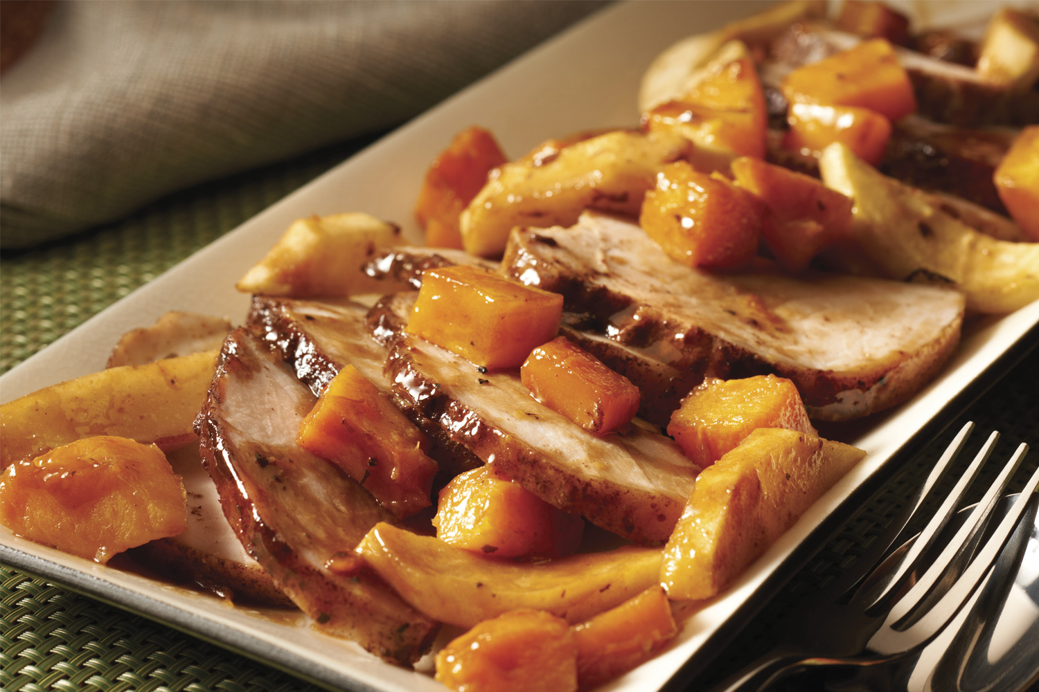 Make-Ahead Spiced Pork & Apple Roast