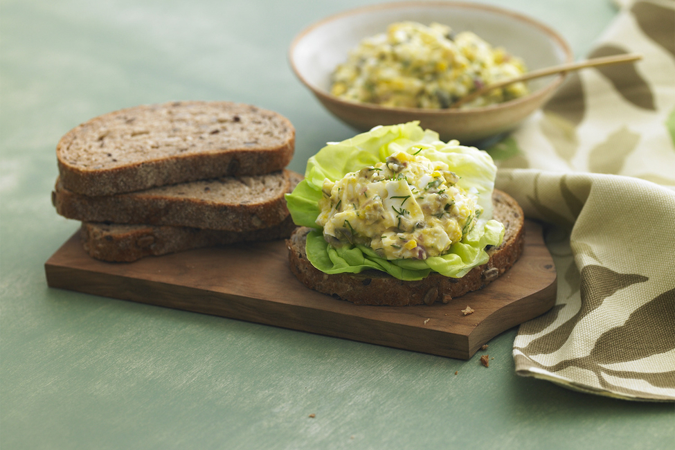 Dill & Caper Egg Salad Sandwich My Food and Family