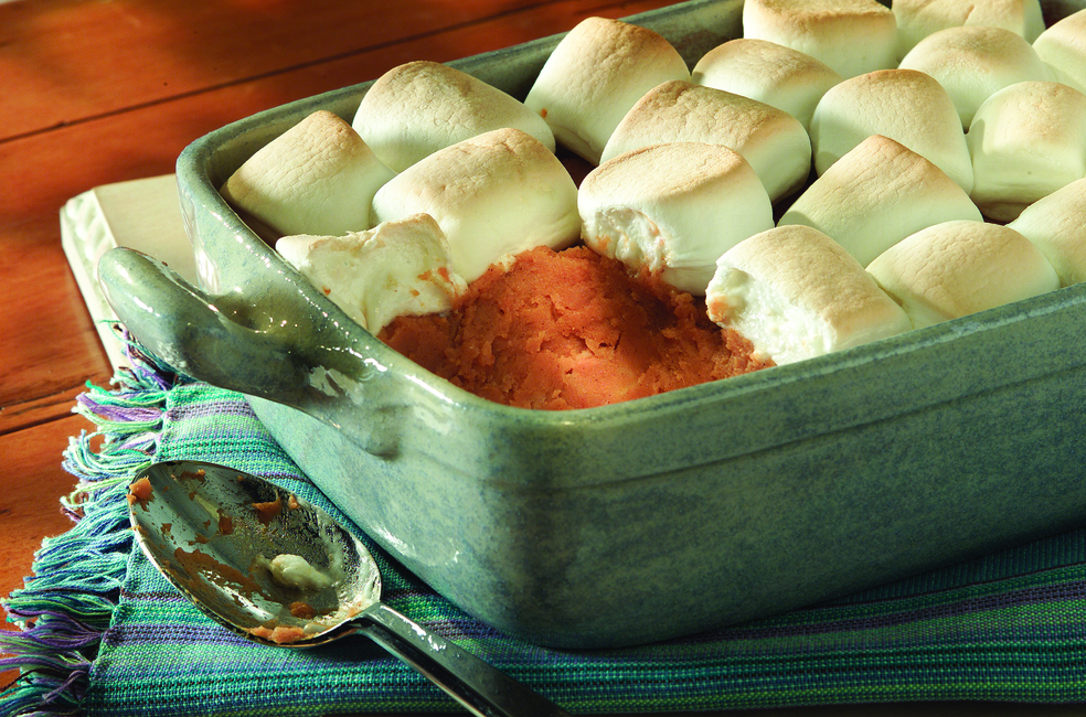 Mallow-Topped Sweet Potato Casserole