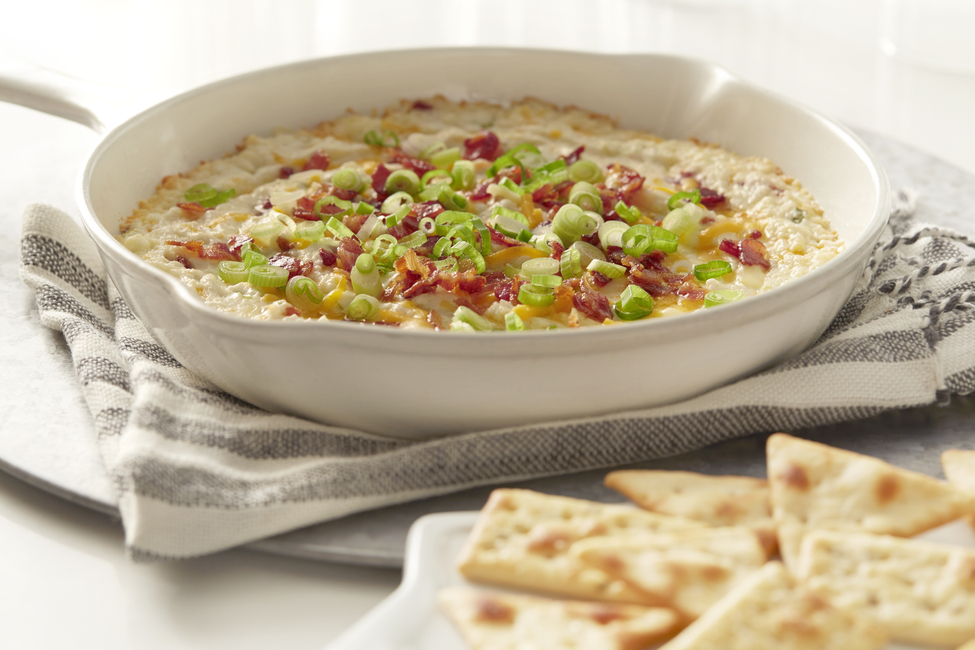 Hot Cheesy Bacon Dip My Food and Family