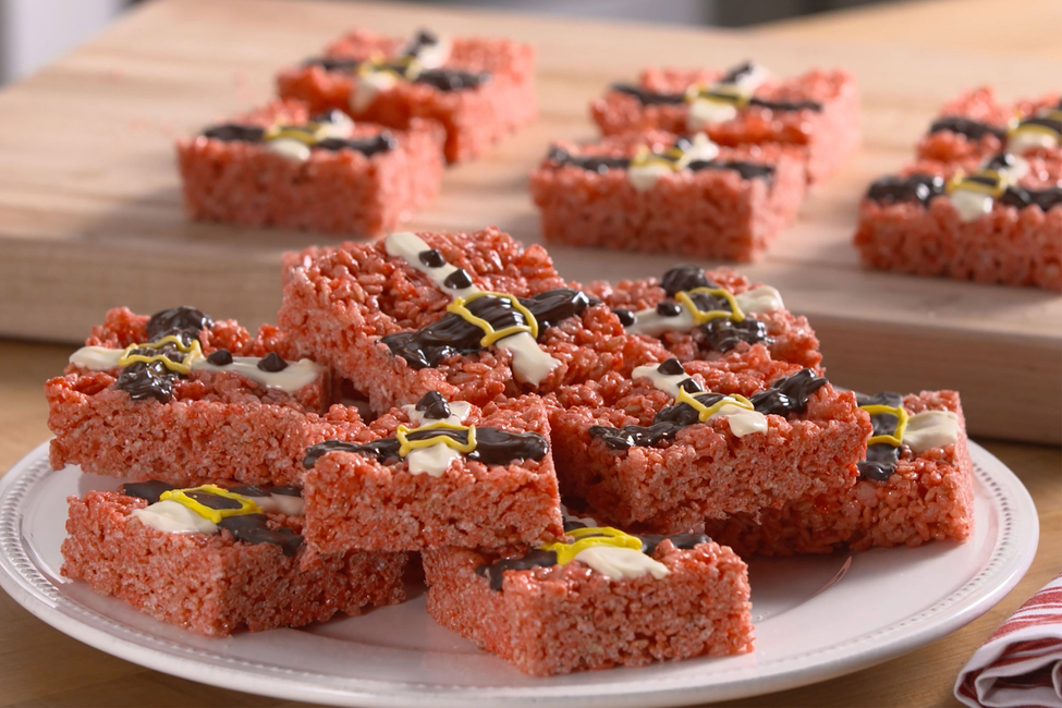 Christmas RICE KRISPIES TREATS® Santa Coats