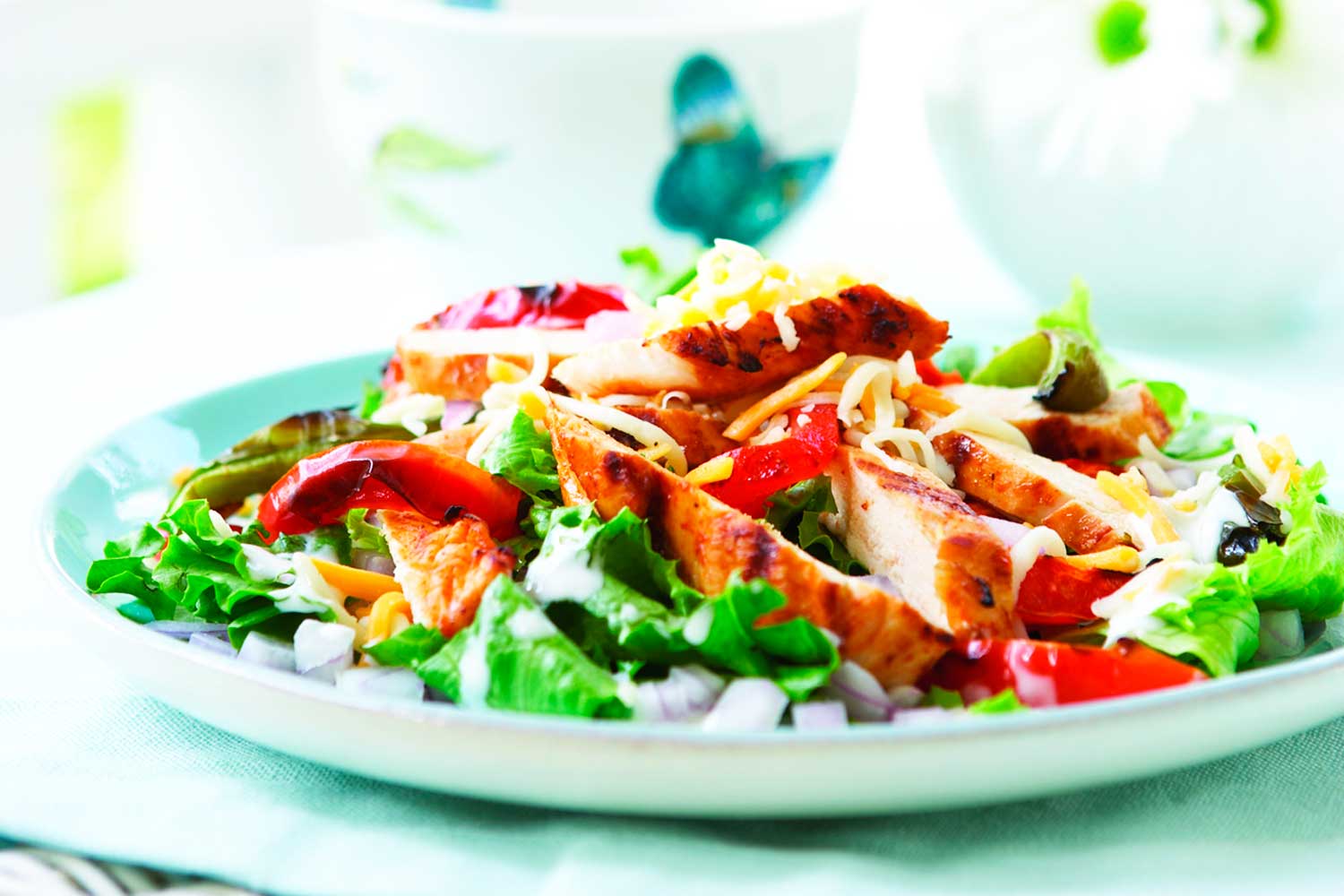 Chicken Fajita Salad - My Food and Family