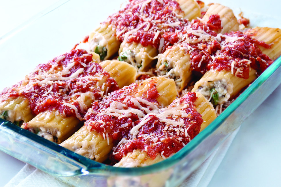 Spinach and TripleCheese Stuffed Manicotti My Food and Family