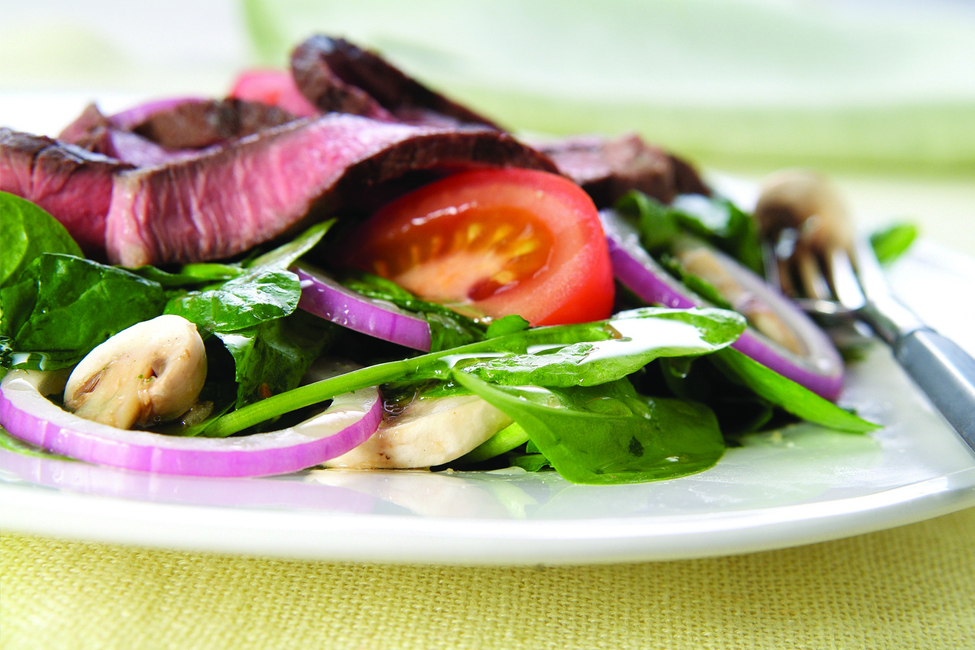 Steak & Spinach Salad