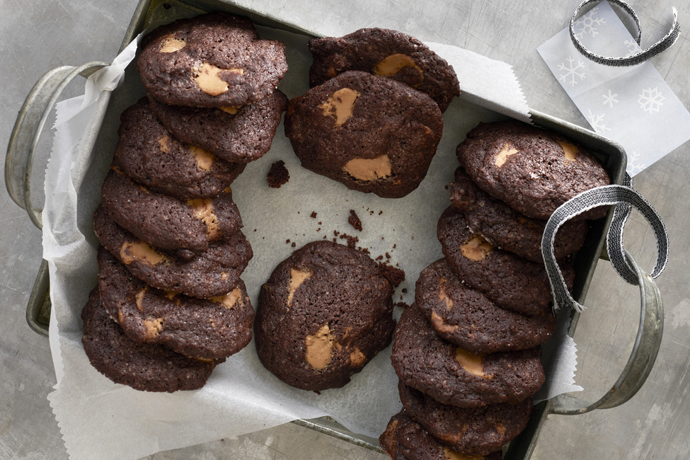 BAKER'S Chocolate and Peanut Butter Cookies My Food and Family