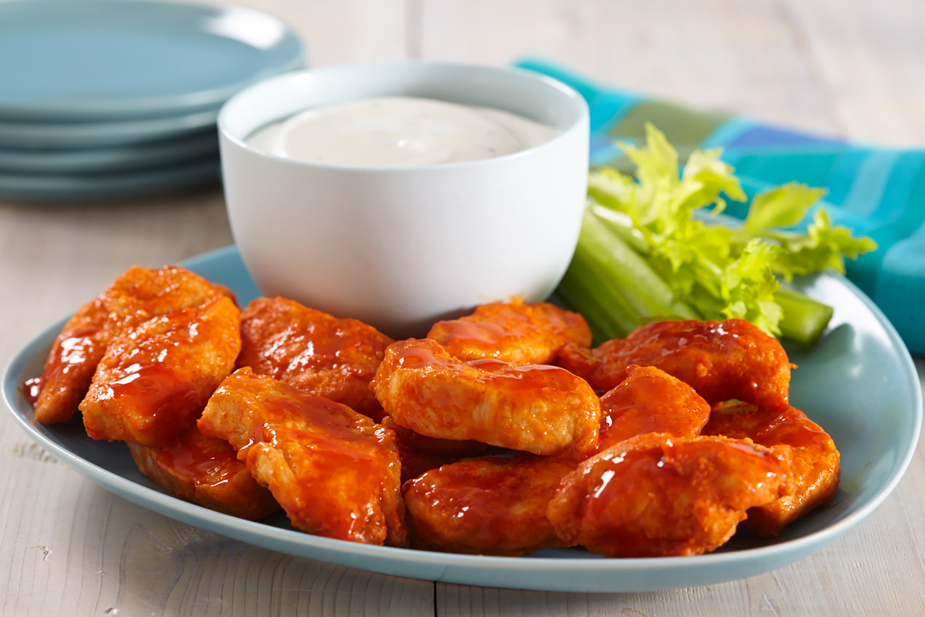 Air-Fryer Boneless Buffalo Chicken - My Food And Family