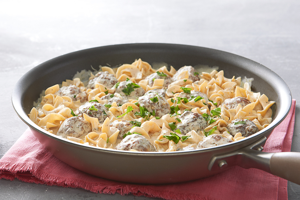 Simple Meatball & Noodle Skillet My Food and Family