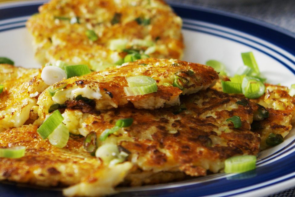 Cauliflower Hash Browns My Food and Family