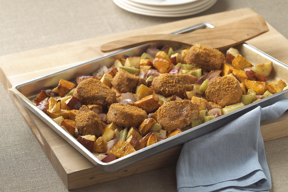 TuscanRoasted Vegetable & Pork Tenderloin Bake My Food and Family