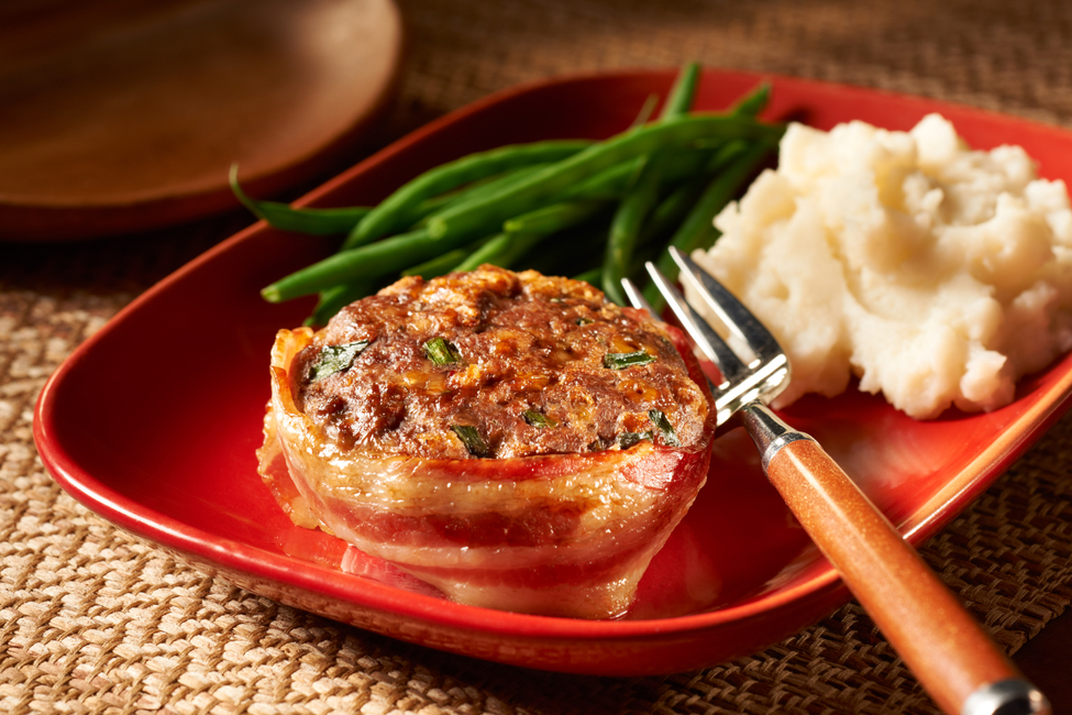 Make-Ahead Cheesy Bacon Mini Meatloaves