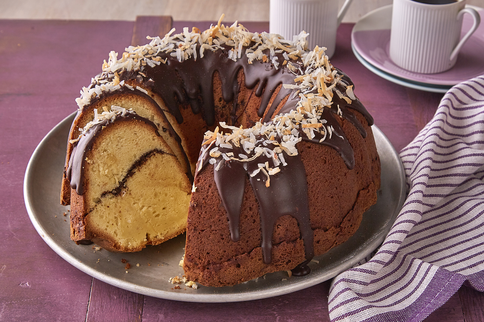 Chocolate-Coconut Bliss Cake