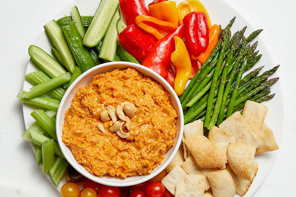 Carrot Hummus My Food and Family