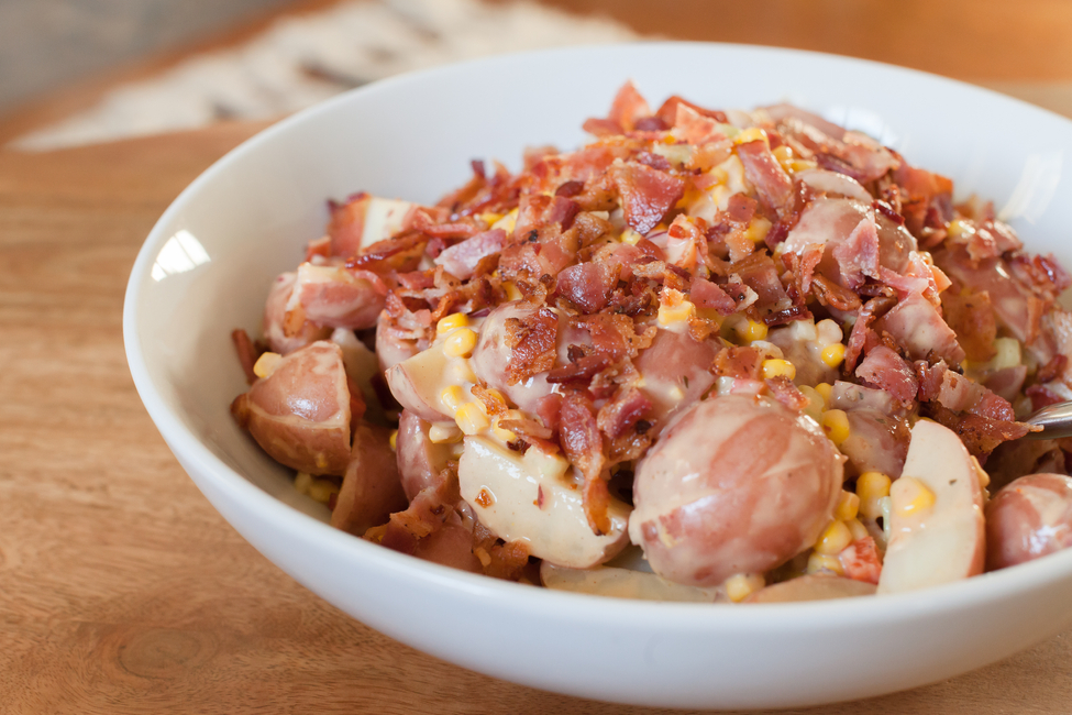 BBQ Corn-Bacon-Potato Salad
