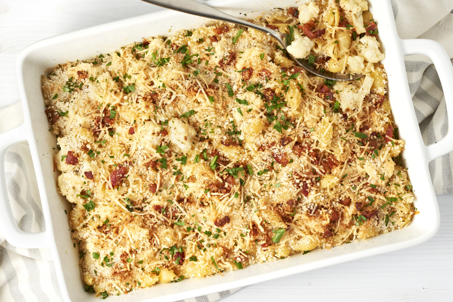 Cauliflower-and-Parmesan Pasta Bake