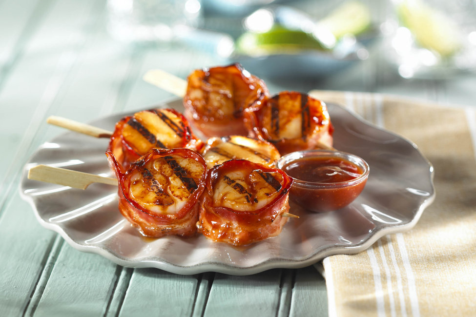 HoneyGarlic Scallop Kabobs My Food and Family