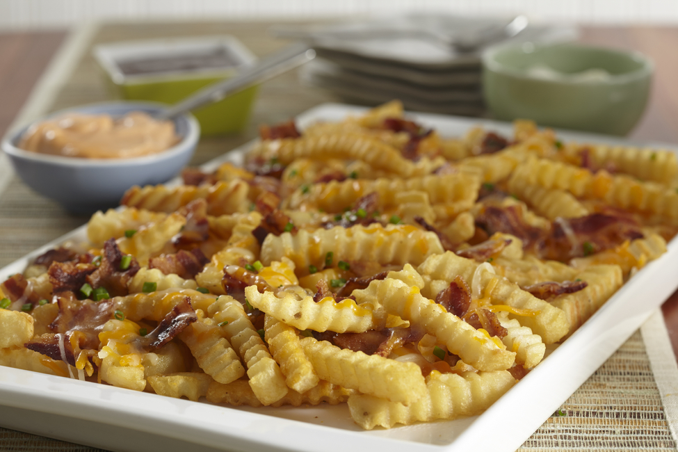 GarlicBacon French Fry Bar My Food and Family