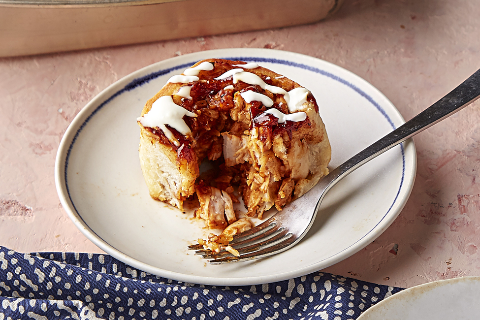 BBQ Chicken 'Cinnamon Rolls' My Food and Family