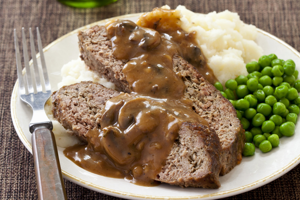 Meatloaf with Mushroom Gravy My Food and Family