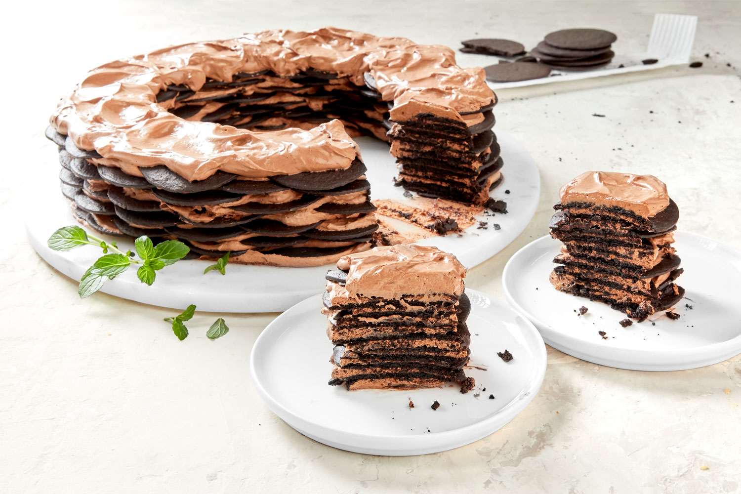 Chocolate Mint Icebox Cake My Food and Family