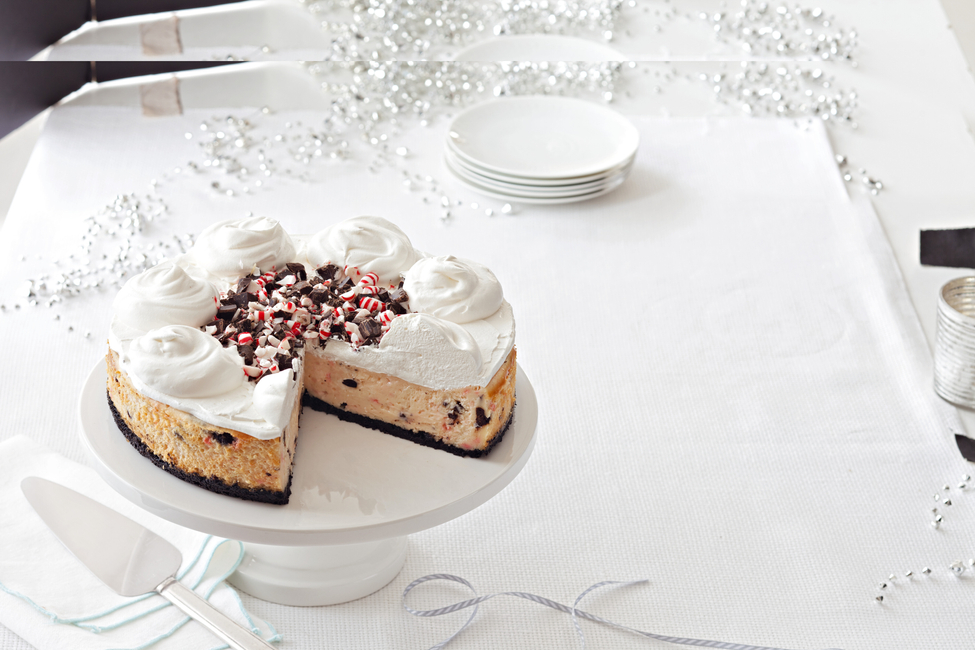 Peppermint Bark Cheesecake