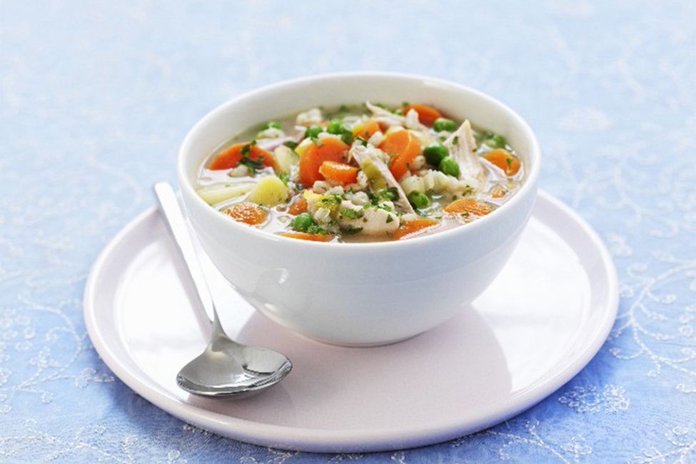 Chicken Vegetable Soup with Orzo