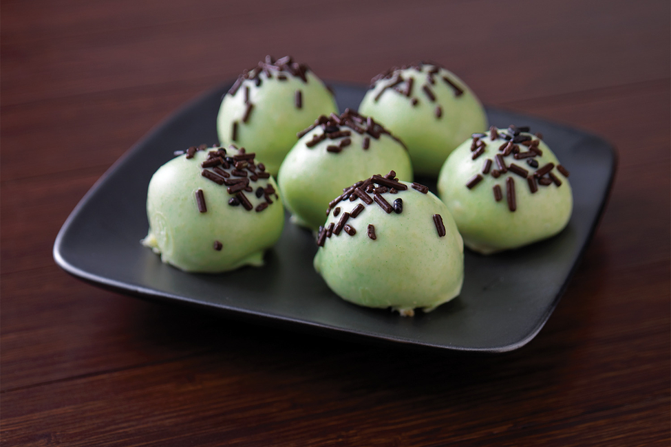 Cool Mint Cookie Balls