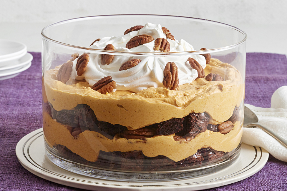 Brownie-Pumpkin Trifle