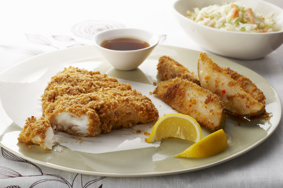 Easy Baked Fish and Chips Recipe