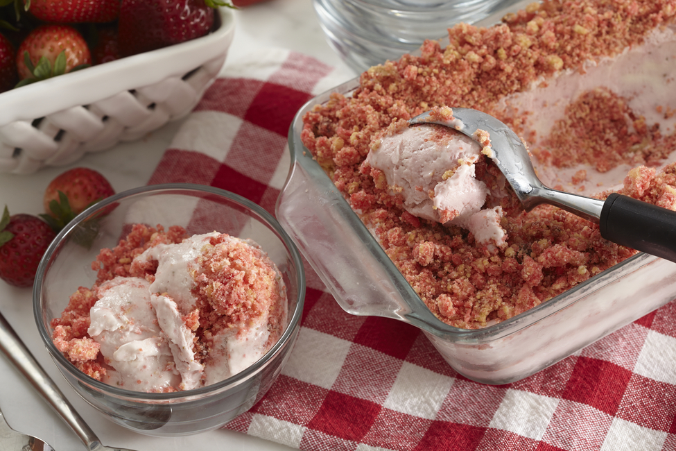 Strawberry-Shortcake Ice Cream
