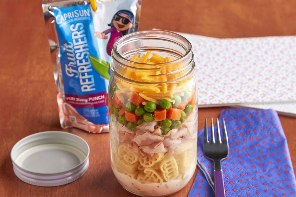 TurkeyRanch Pasta Salad in a Jar My Food and Family
