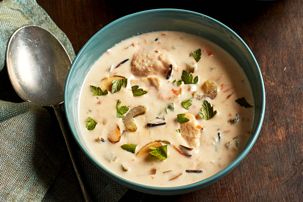 Slow-Cooker Chicken and Wild Rice Soup