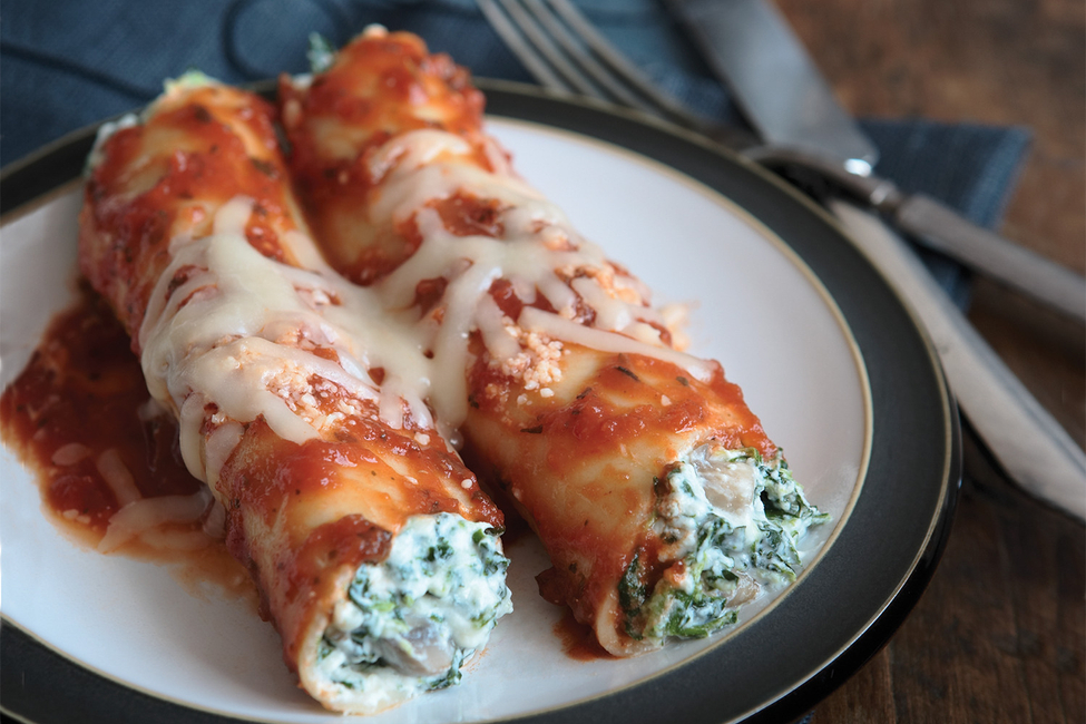 Cheesy Manicotti